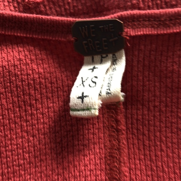 We The Free sweater/top XS unique cuff detail - Picture 3 of 9